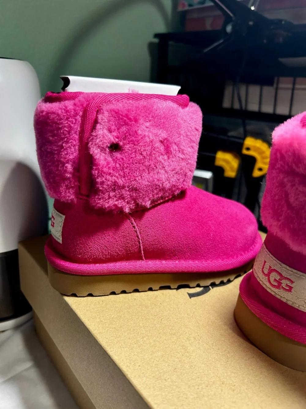 Ugg Boots Bright Pink. 7M Walker.